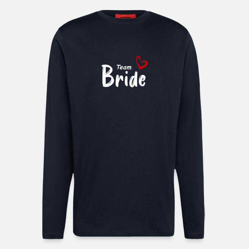 Team Bride - Longsleeve - made by SPREAD  - DARK NAVY