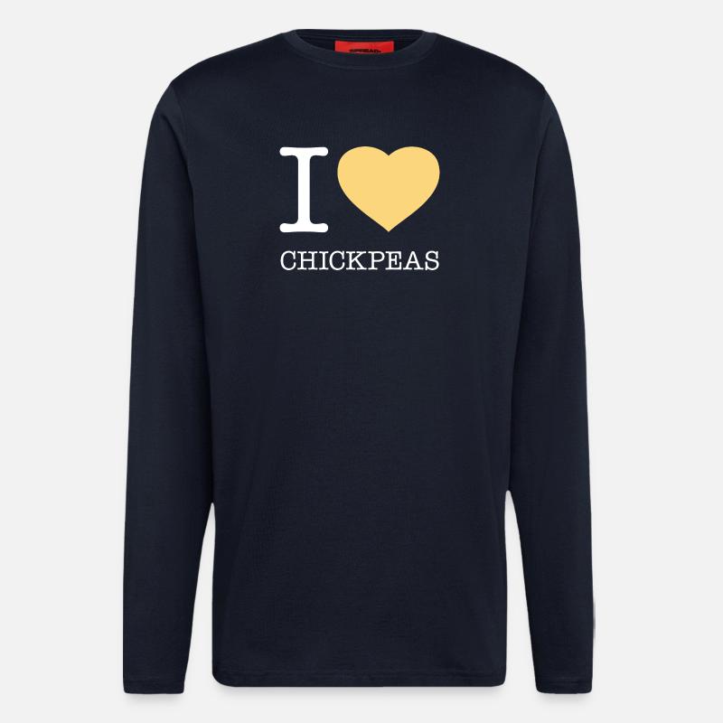 I LOVE CHICKPEAS - Langarmshirt - made by SPREAD - DARK NAVY