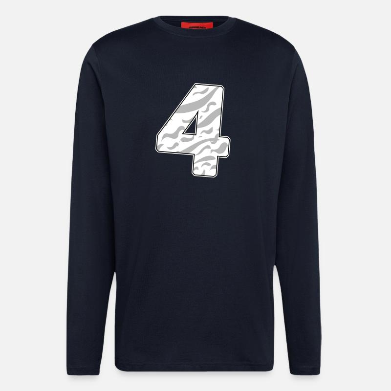 4 - Four - Longsleeve - made by SPREAD  - DARK NAVY