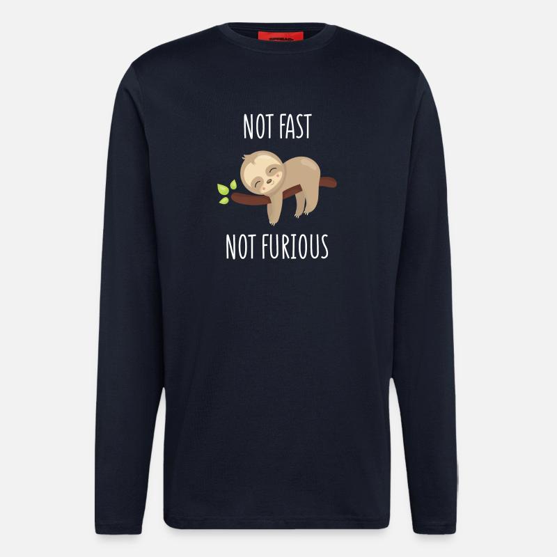 Not Fast, Not Furious - Longsleeve - made by SPREAD - DARK NAVY