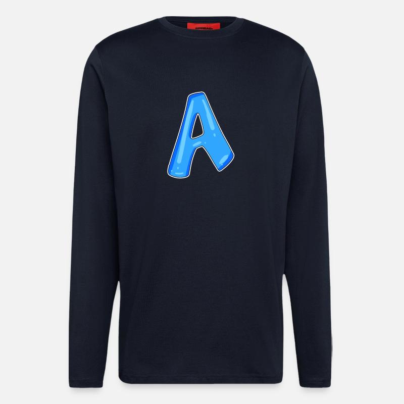 point A Initial point - Longsleeve - made by SPREAD  - DARK NAVY