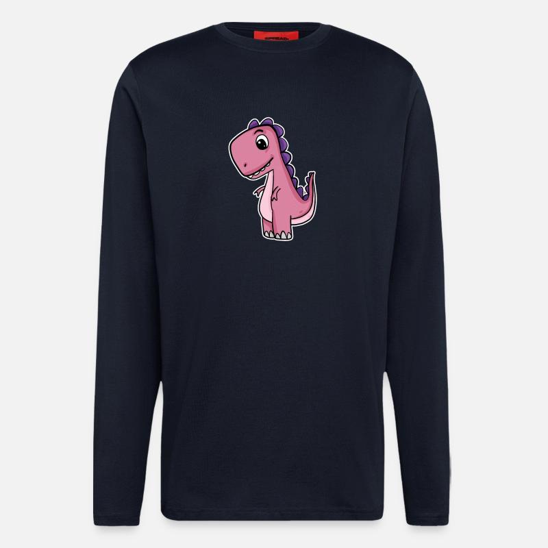 Dino Dinosaurier - Langarmshirt - made by SPREAD  - DARK NAVY