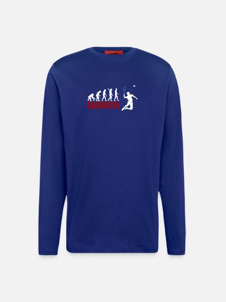 Evolution Badminton - Langarmshirt - made by SPREAD - DARK NAVY
