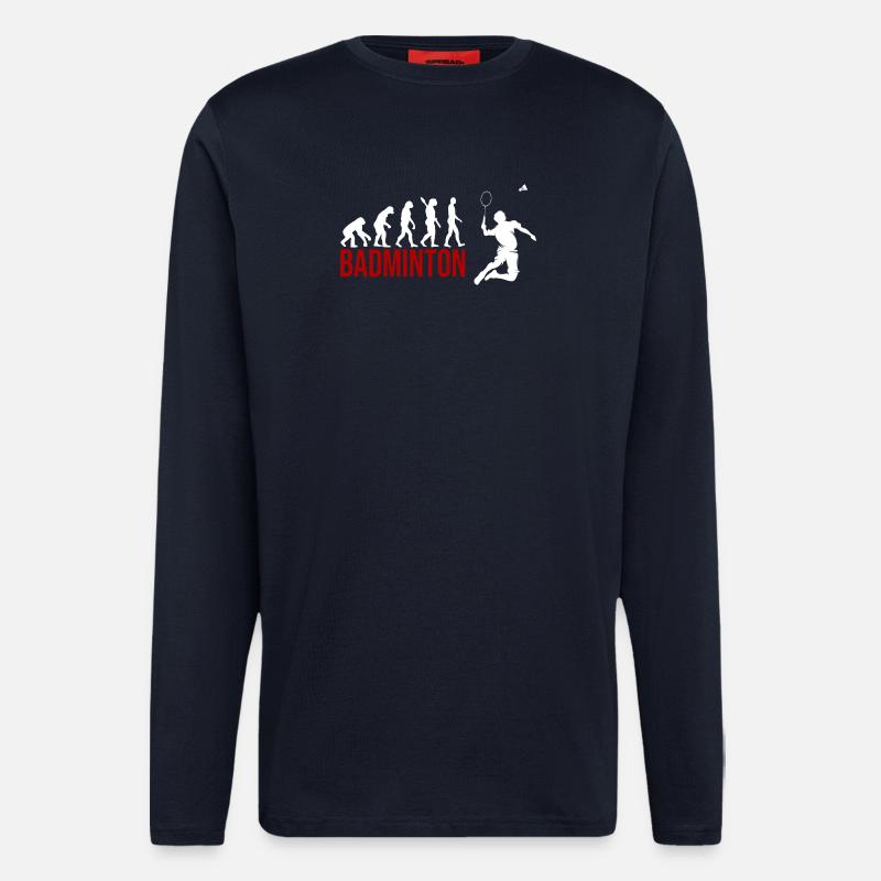 Evolution Badminton - Langarmshirt - made by SPREAD  - DARK NAVY