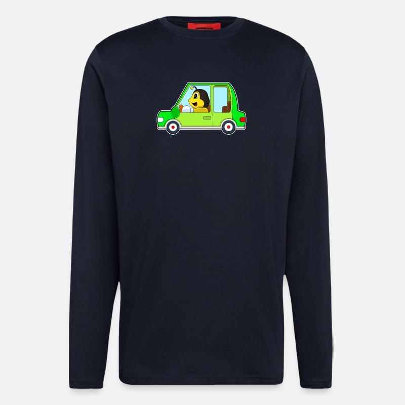 Bee Car - Longsleeve - made by SPREAD  - DARK NAVY