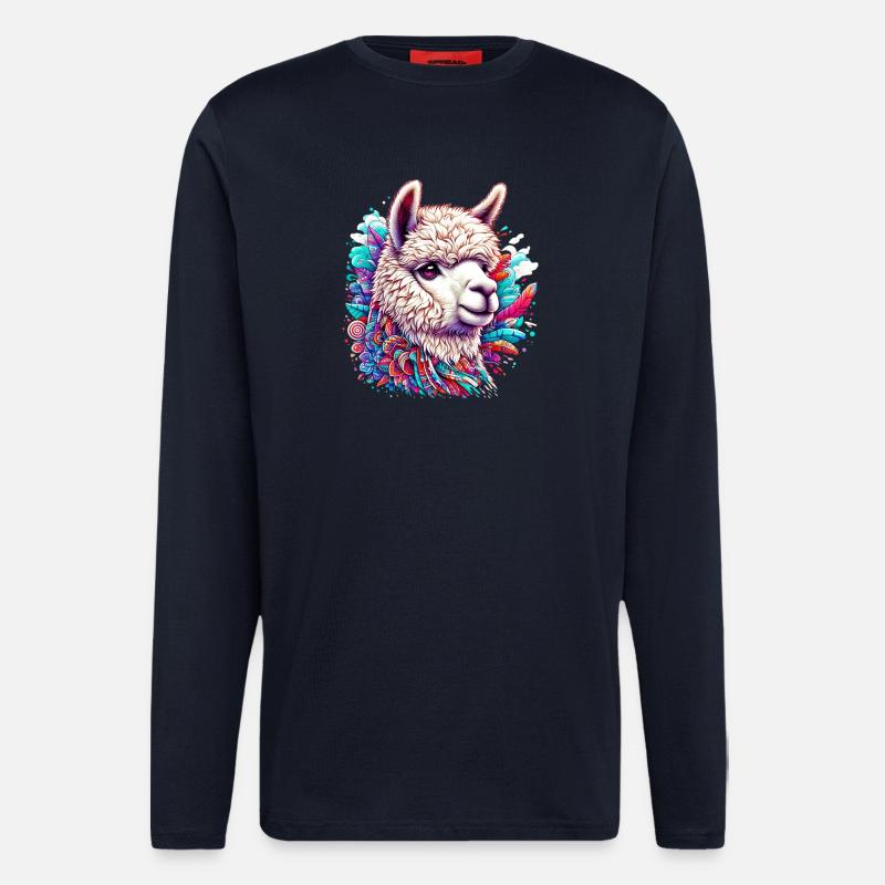 Alpaca - Longsleeve - made by SPREAD  - DARK NAVY