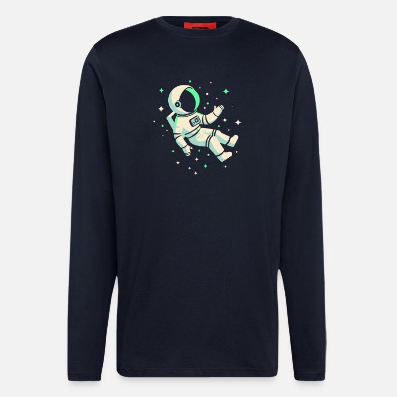 Astronaut - Langarmshirt - made by SPREAD  - DARK NAVY