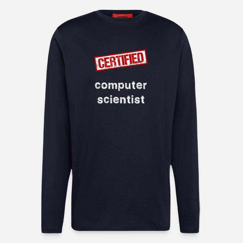 Computer scientist - Longsleeve - made by SPREAD  - DARK NAVY