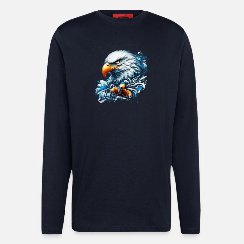 Eagle - Longsleeve - made by SPREAD  - DARK NAVY