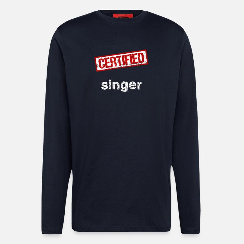 Singer - Longsleeve - made by SPREAD - DARK NAVY