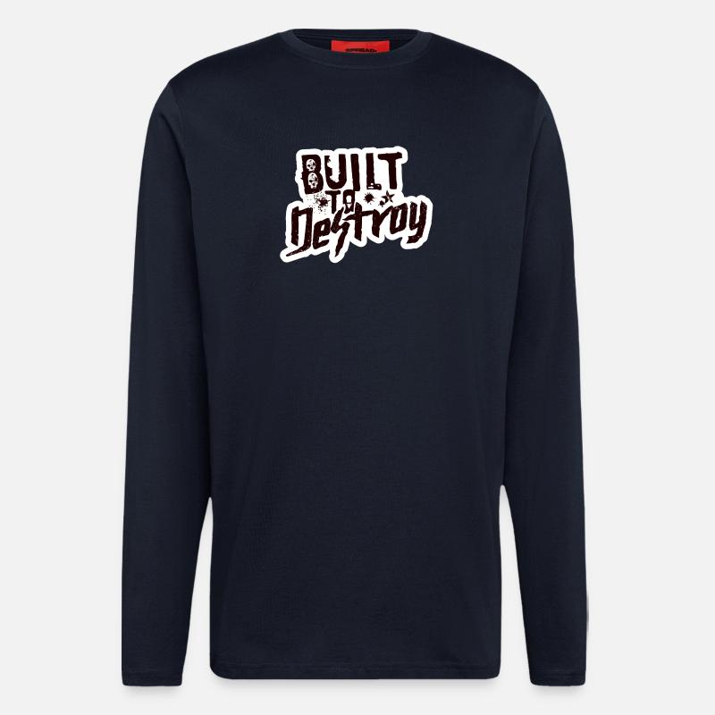 Built To Destroy - Longsleeve - made by SPREAD  - DARK NAVY
