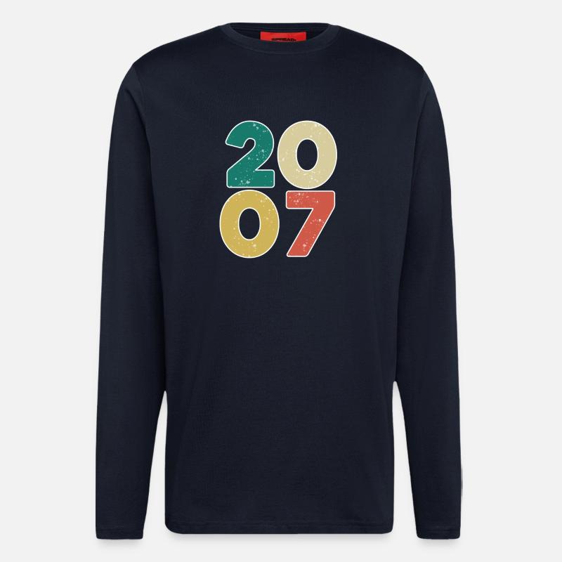 2007 - Year 2007 - Year 2007 - Longsleeve - made by SPREAD  - DARK NAVY