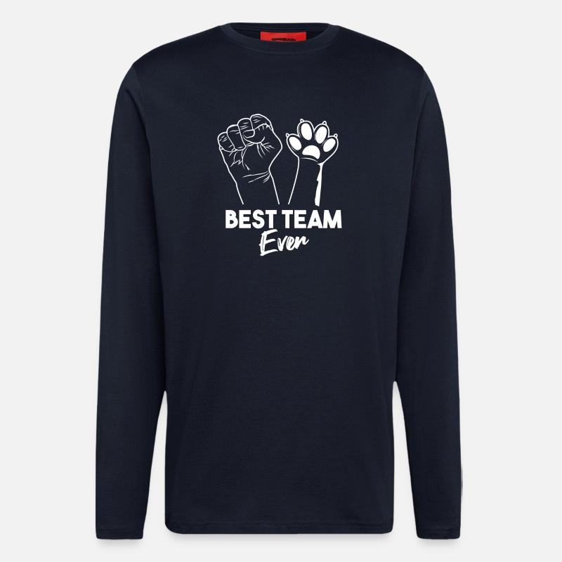 Best Team Ever - Langarmshirt - made by SPREAD - DARK NAVY