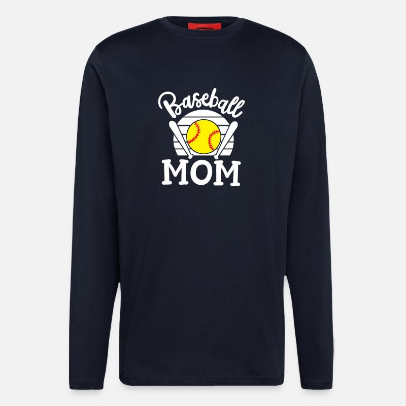 Baseball Mama - Langarmshirt - made by SPREAD - DARK NAVY