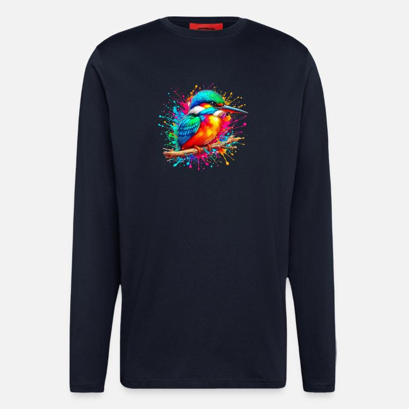 Eisvogel - Langarmshirt - made by SPREAD  - DARK NAVY