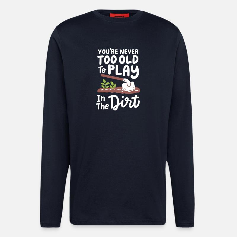 Garten Gartenarbeit - Langarmshirt - made by SPREAD - DARK NAVY