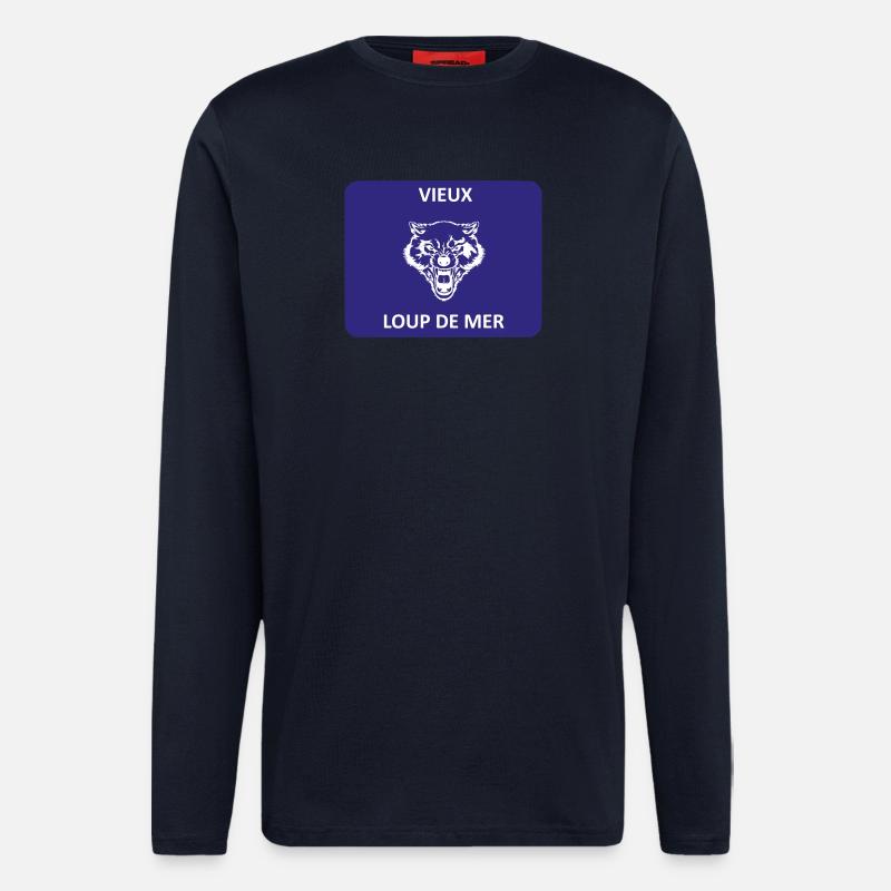 Old Sea Dog - Longsleeve - made by SPREAD  - DARK NAVY