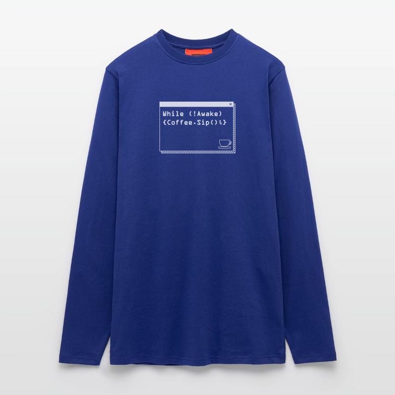 Programmers generate code from coffee Longsleeve - made by SPREAD 