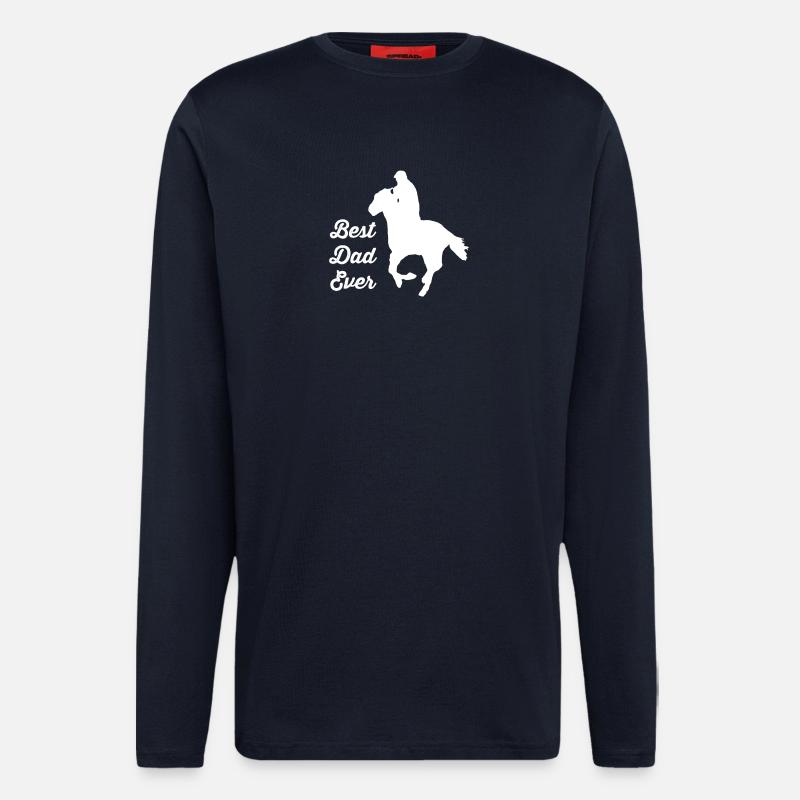 Pferd - Langarmshirt - made by SPREAD  - DARK NAVY