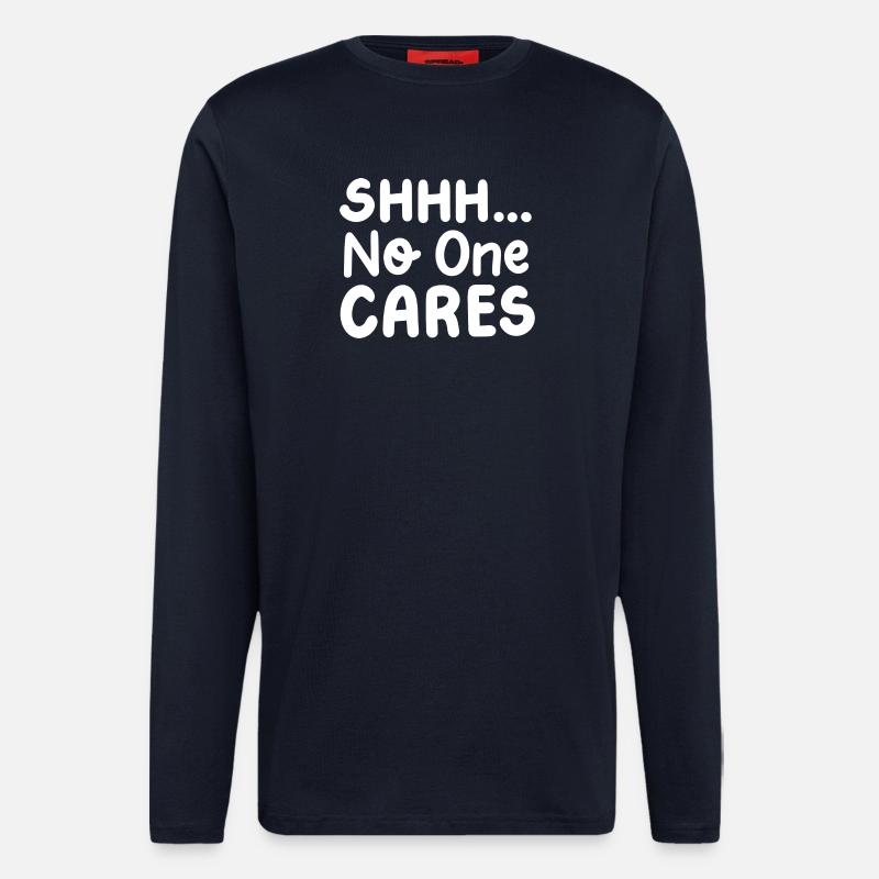 Sarkasmus sarkastischer Humor - Langarmshirt - made by SPREAD  - DARK NAVY