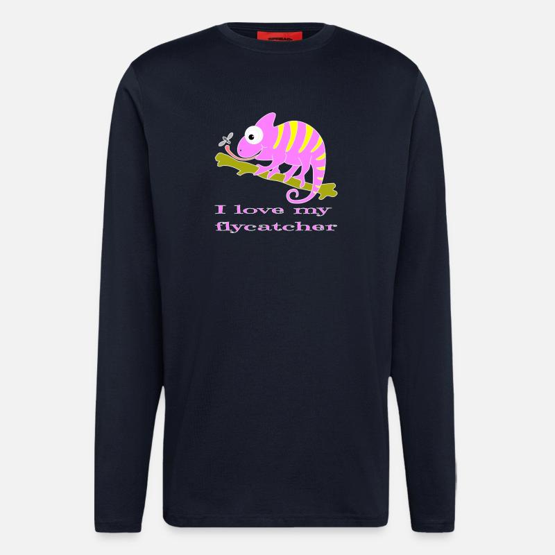Chamaeleon tier - Langarmshirt - made by SPREAD - DARK NAVY
