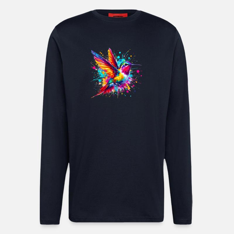 Kolibri - Langarmshirt - made by SPREAD  - DARK NAVY