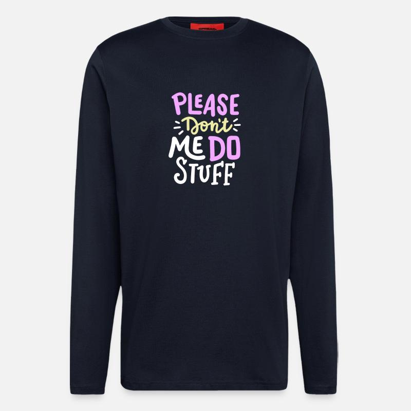 sarkastischer Humor Sarkasmus - Langarmshirt - made by SPREAD  - DARK NAVY