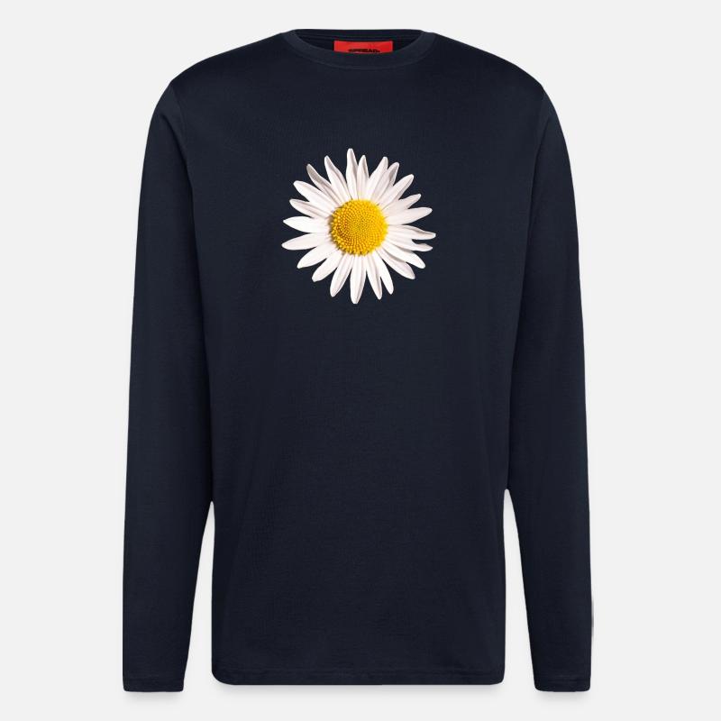 Gänseblümchen - Langarmshirt - made by SPREAD  - DARK NAVY