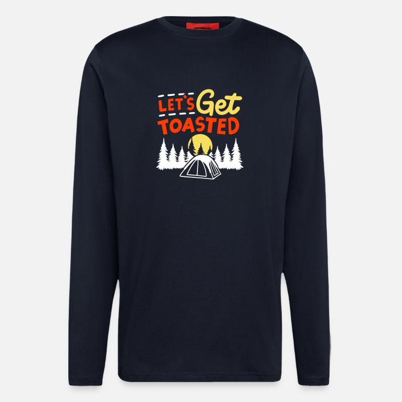 Camping Camper - Langarmshirt - made by SPREAD  - DARK NAVY