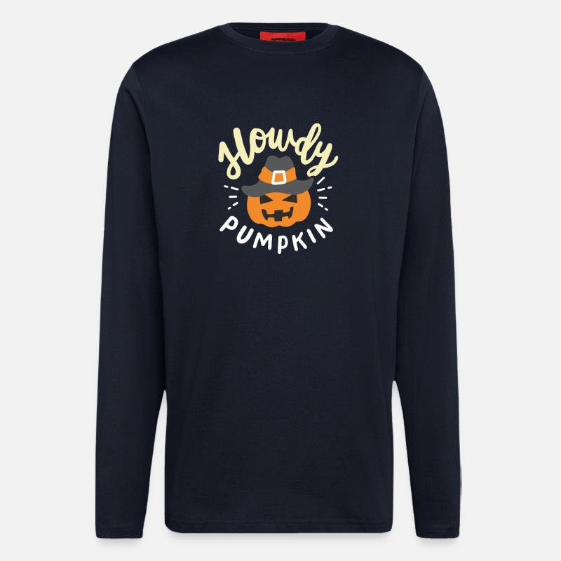 Kürbis Halloweenkostüm - Langarmshirt - made by SPREAD  - DARK NAVY