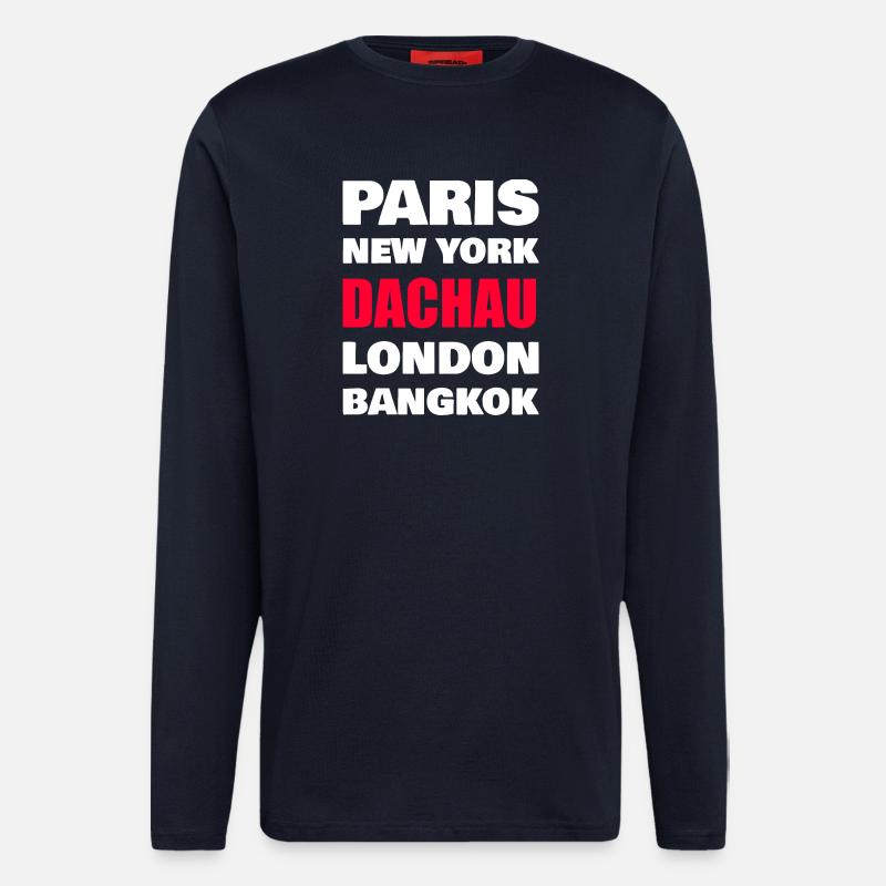 Dachau  - Langarmshirt - made by SPREAD  - DARK NAVY