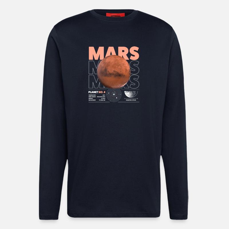 Mars details - Langarmshirt - made by SPREAD  - DARK NAVY