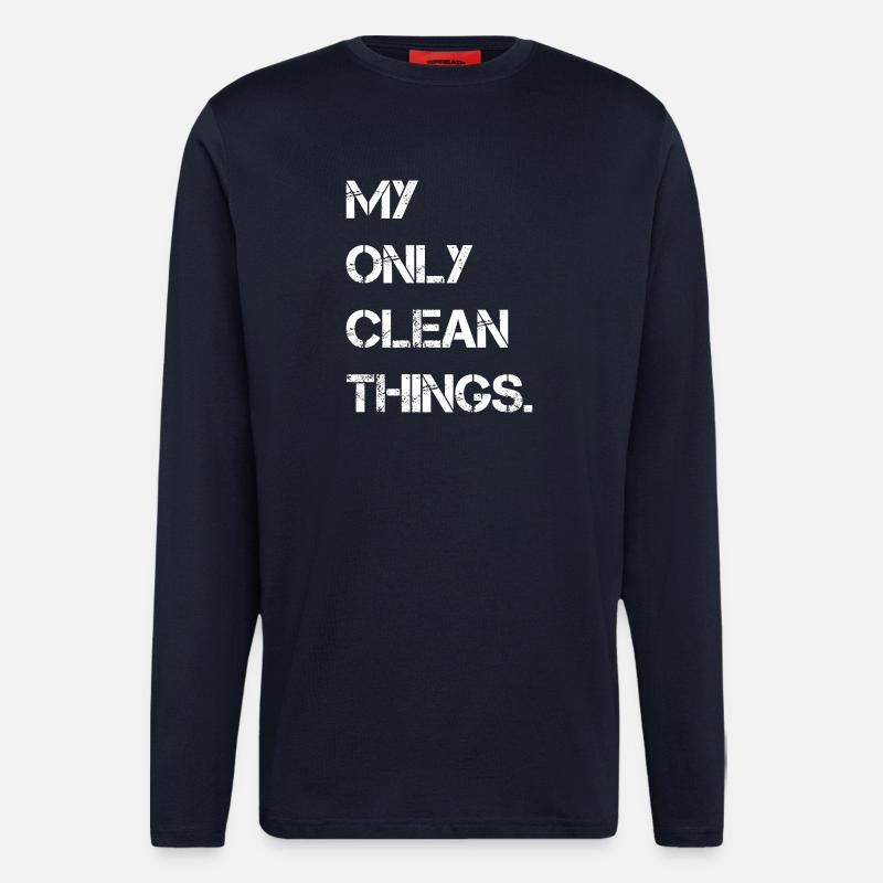 my only clean things - Longsleeve - made by SPREAD  - DARK NAVY
