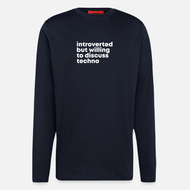 Techno - Langarmshirt - made by SPREAD  - DARK NAVY