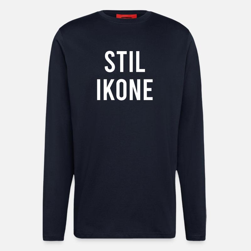 STILIKONE - Langarmshirt - made by SPREAD  - DARK NAVY