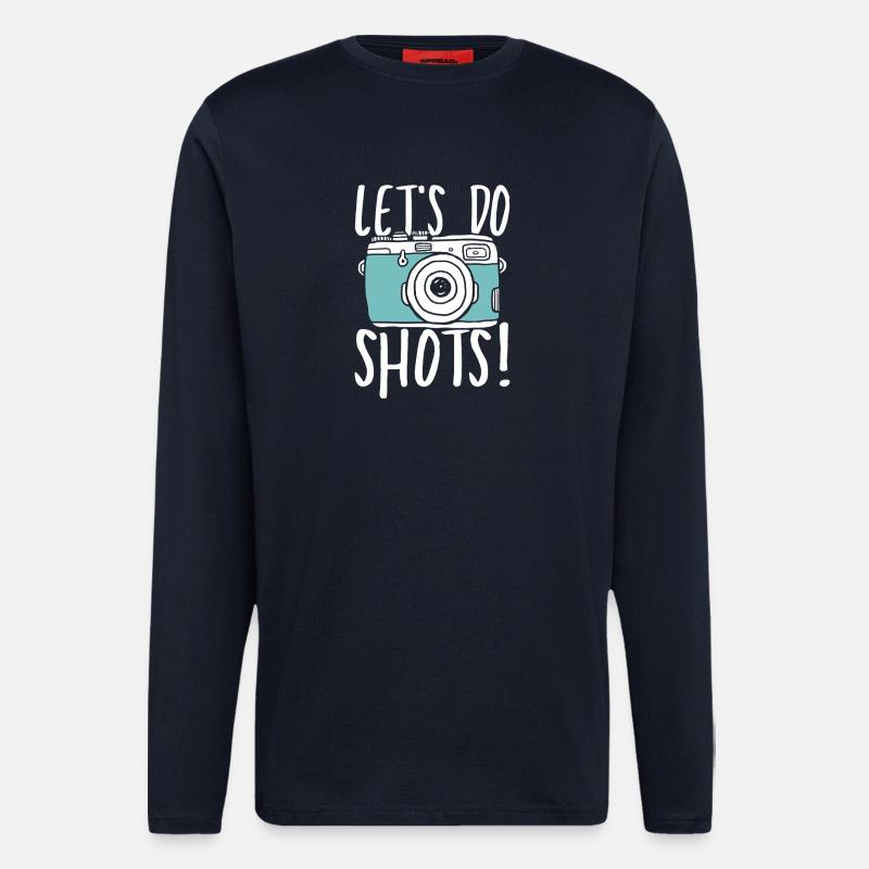 Let s do shots - Langarmshirt - made by SPREAD - DARK NAVY