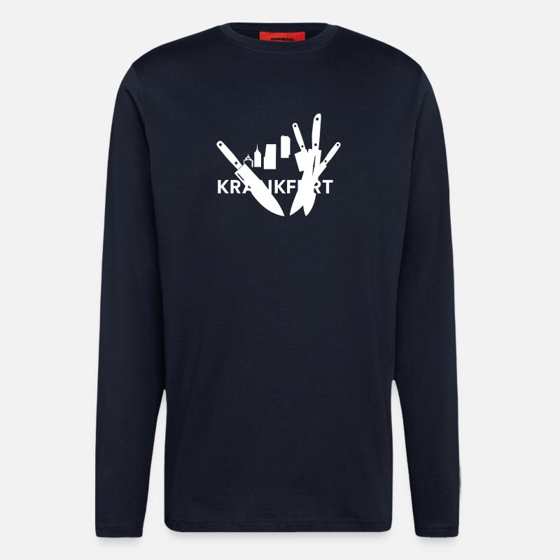 Frankfurt = Krankfurt - Langarmshirt - made by SPREAD - DARK NAVY