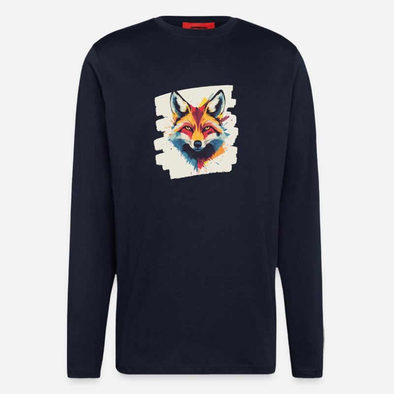 Fox - Longsleeve - made by SPREAD  - DARK NAVY
