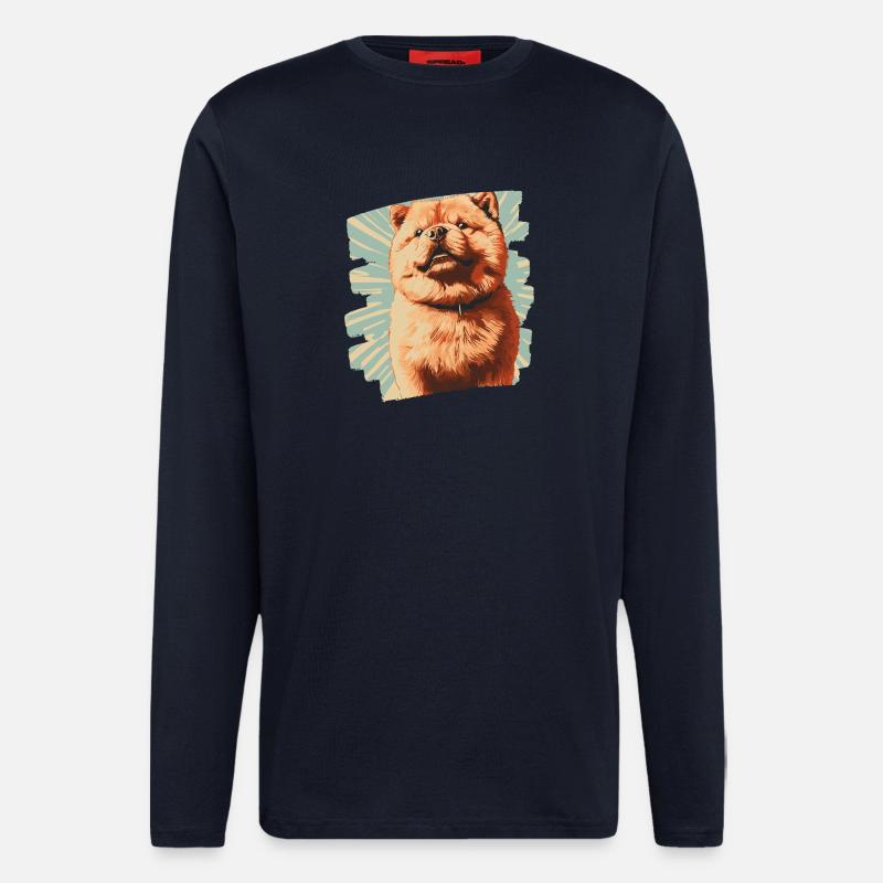 Chow Chow - Longsleeve - made by SPREAD  - DARK NAVY