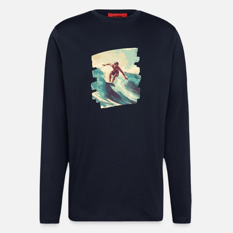 Surfer - Langarmshirt - made by SPREAD  - DARK NAVY