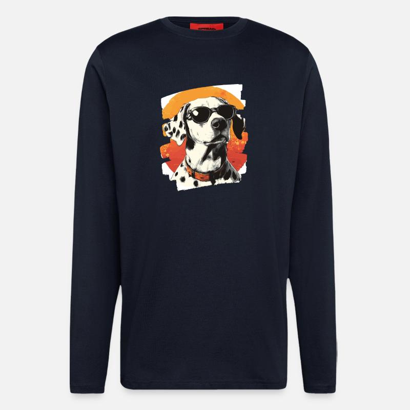 Dalmatiner - Langarmshirt - made by SPREAD - DARK NAVY