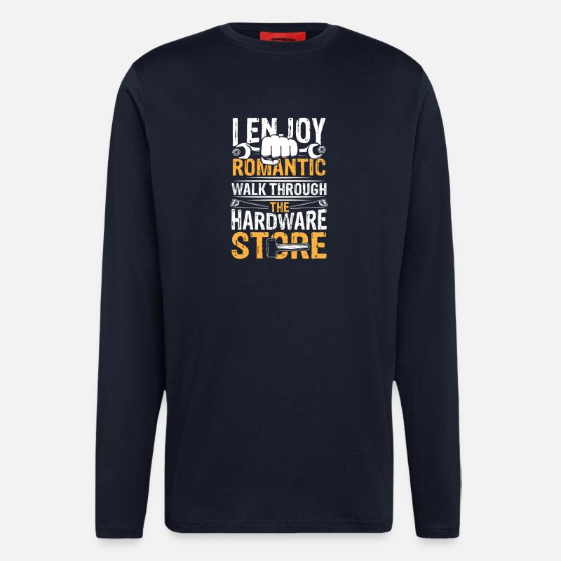Romantic walk through hardware store - Langarmshirt - made by SPREAD  - DARK NAVY