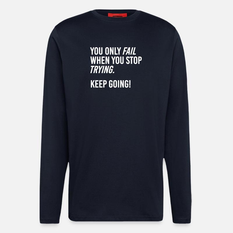 Keep going - Langarmshirt - made by SPREAD  - DARK NAVY
