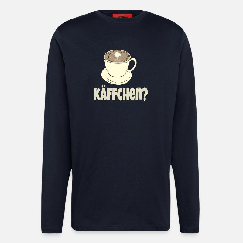 kaffeetasse kaeffchen - Langarmshirt - made by SPREAD  - DARK NAVY