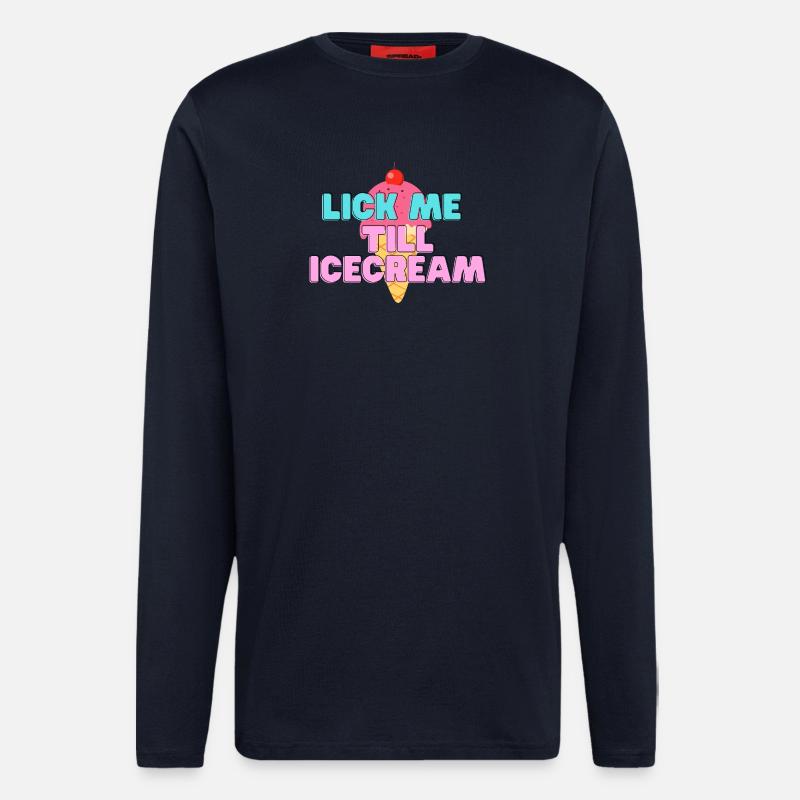 Süßes Eis - Langarmshirt - made by SPREAD  - DARK NAVY