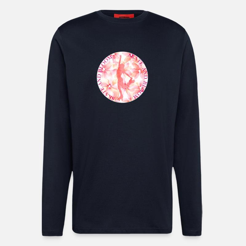 SKATE AND BLOOM - Langarmshirt - made by SPREAD  - DARK NAVY