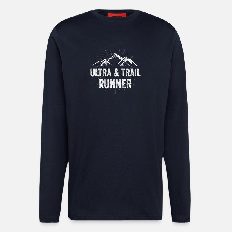 Ultra & Trail Runner - Langarmshirt - made by SPREAD - DARK NAVY