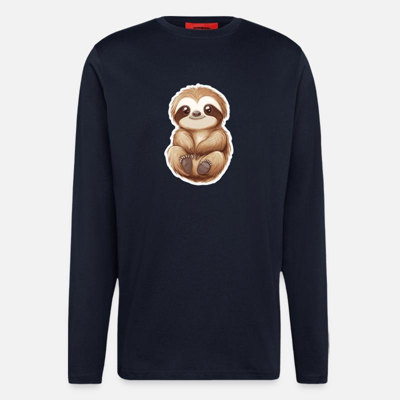 Faultier - Langarmshirt - made by SPREAD  - DARK NAVY