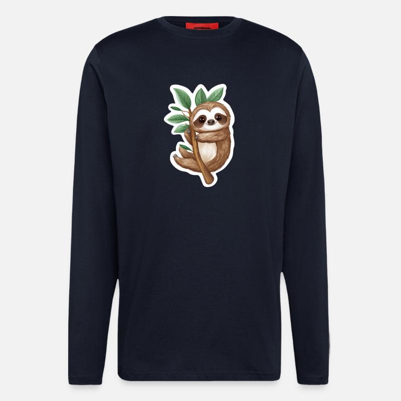 Faultier - Langarmshirt - made by SPREAD  - DARK NAVY