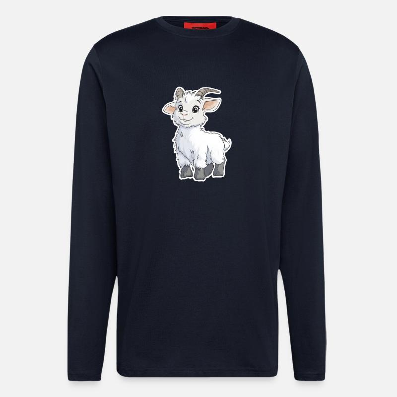 Ziege - Langarmshirt - made by SPREAD  - DARK NAVY